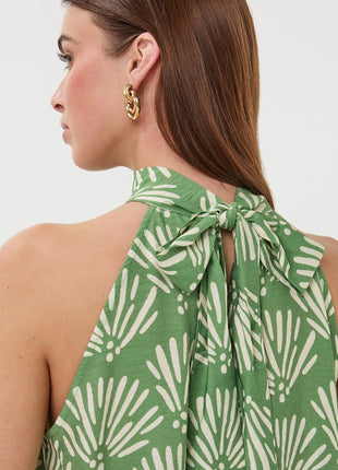 Top - Tropical Print - Grün - HS26.14213