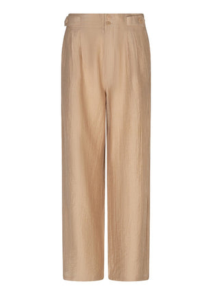 Hose - Weite Crinkle-Hose - Sand - HS26.14216
