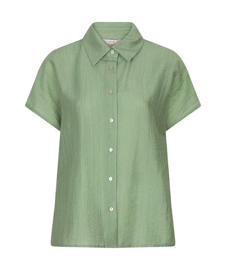 Blouse - Batwing crinkle - Jungle green - HS26.14218