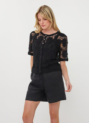 Cardigan crochet m/c - HS26.18200