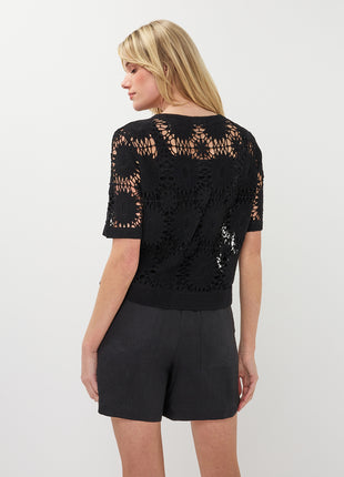 Cardigan crochet m/c - HS26.18200