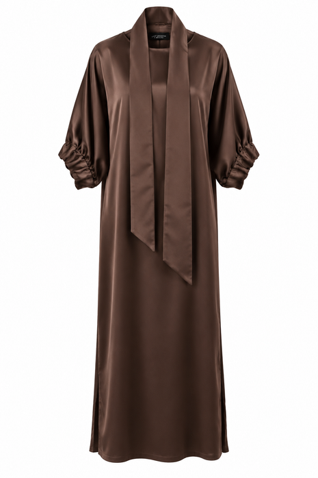 Jurk - Pretoro - B614 - Choco