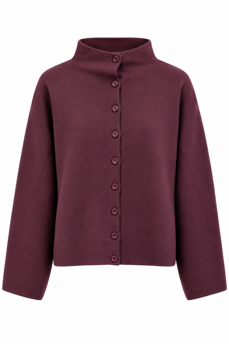 Gilet - Ima - B609 - Eggplant
