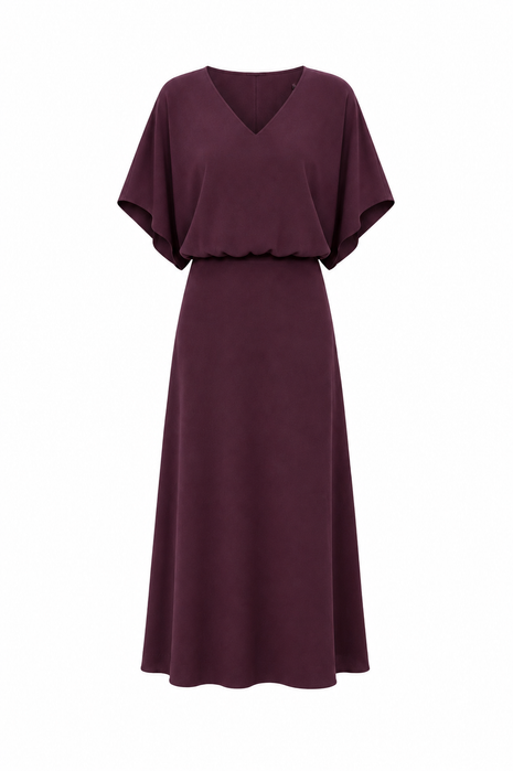 Jurk - Kate B607 - Aubergine
