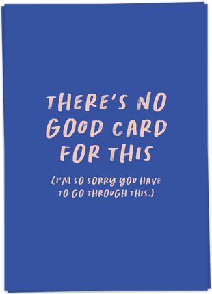 Troostkaart There's no good card for this - Kaart Blanche