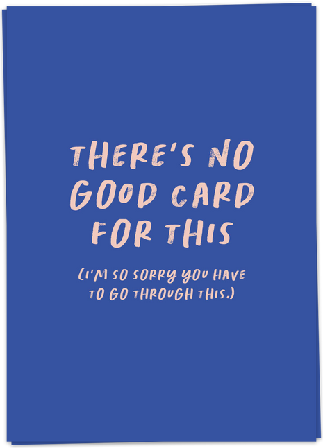 Troostkaart There's no good card for this - Kaart Blanche