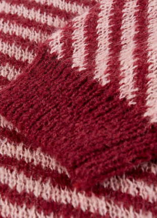 Vila Joy trui Austina L-12-J Pink detail