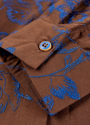 Vila Joy Larissa L-22-S Brown detail