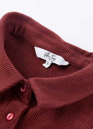 Vila Joy Austina L-52-E Burgundy detail