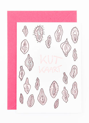 Studio Flash letterpress wenskaart Kutkaart