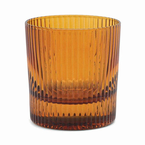 Lowball Glas - set van 2 - Amberkleurig by Here's How
