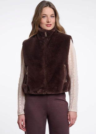 Gilet Nikki Coffee roast - Rino & Pelle