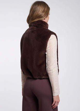 Gilet Nikki Coffee roast - Rino & Pelle