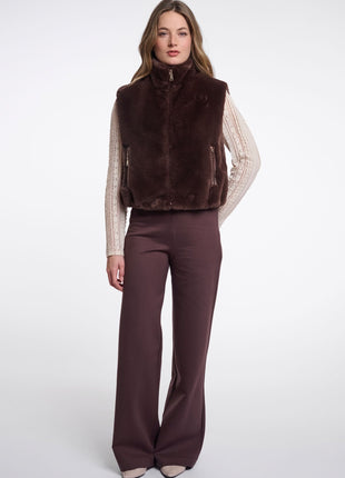 Gilet Nikki Coffee roast - Rino & Pelle