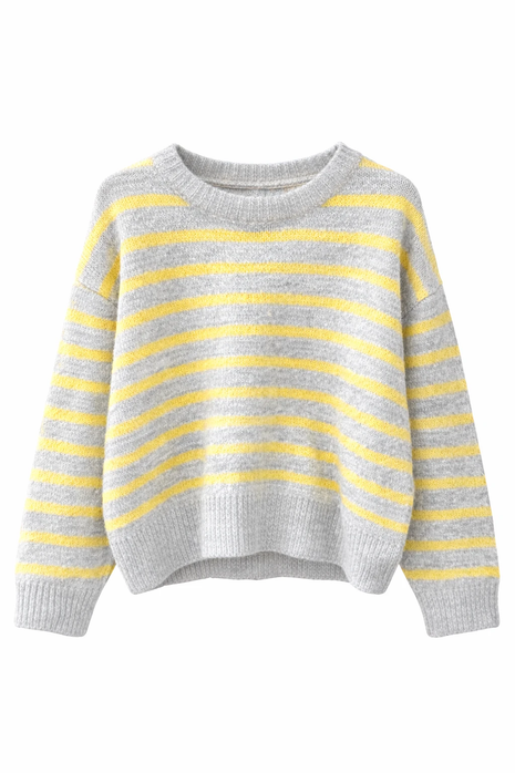 Pulletje strepen - AR1021 (jaune) by Charlotte Marie