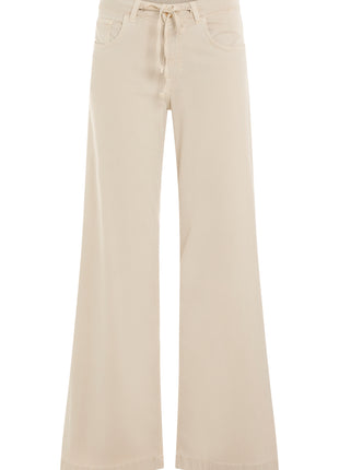 Jeans Cloë - Coupe large - Crème