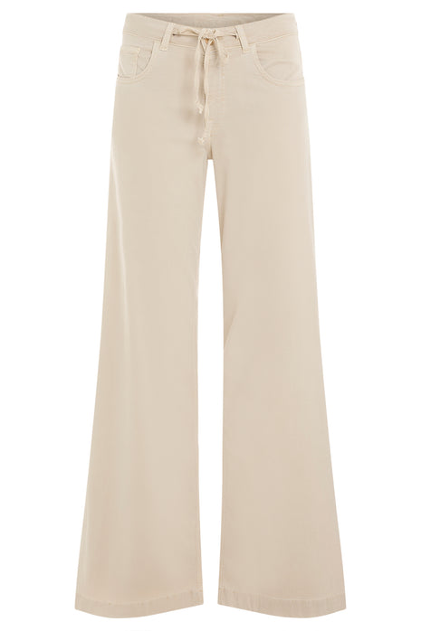 Jeans Cloë - Coupe large - Crème
