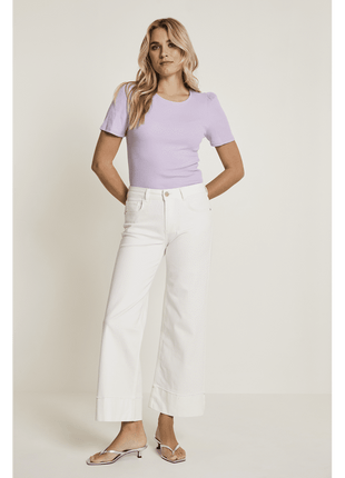 Jeans Mira - Jambe large - Blanc