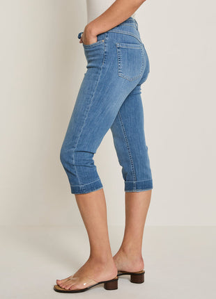 Jean Capri Grace - Taille haute - River Blue