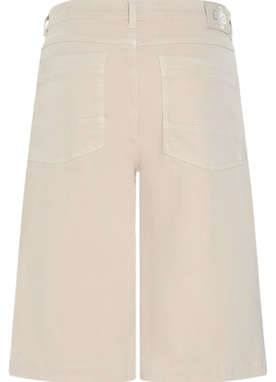 Short en jean Nola - Taille haute - Sable