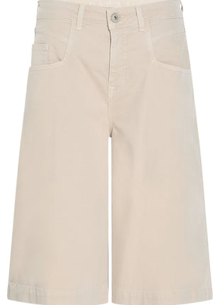 Short en jean Nola - Taille haute - Sable