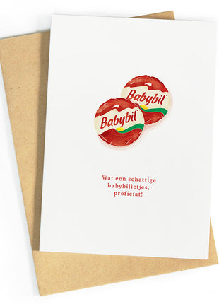 Wenskaart Babybilletjes - Studio Zwoane