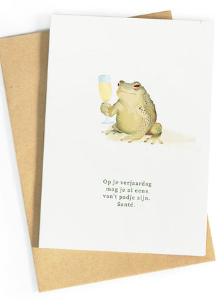 Wenskaart Van't padje - Studio Zwoane