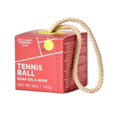 Tennisbal zeep - on a Rope - Sandalwood by Gentlemen's Hardware