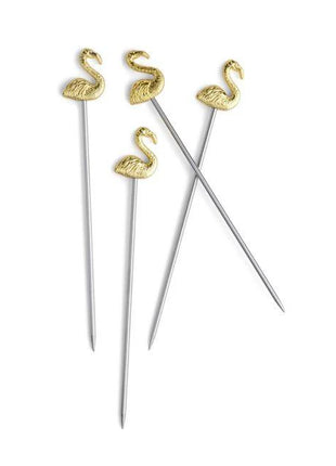 The Lily Flamingo Cocktail - prikkers - Set of 4 by Here's How