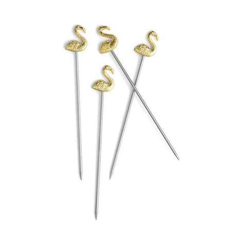 The Lily Flamingo Cocktail - prikkers - Set of 4 by Here's How