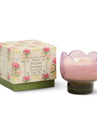 Tulip - Kaars in glas - Purple and Green - Bronzed Gardenia by Paddywax