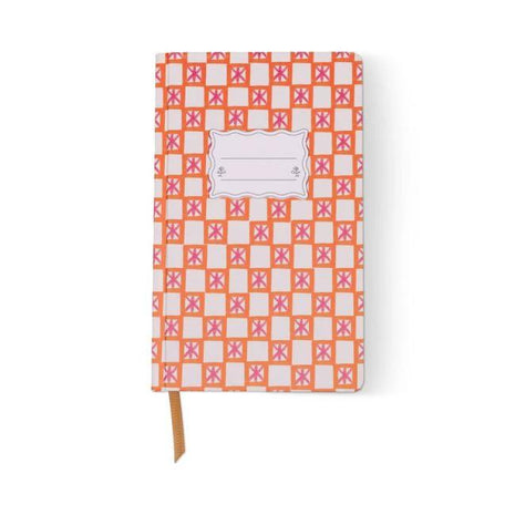 Tulip Journal - Orange Check by Designwork Ink