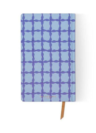 Tulip Journal - Blue Lattice by Designwork Ink