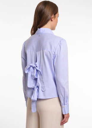 Striped blouse with bows at the back - Felise.7002623 by Rino & Pelle
