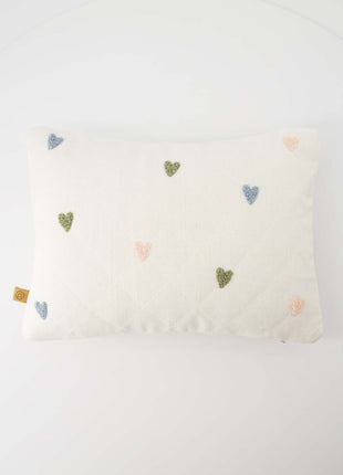 Kussen - lief kleintje 35x25cm - multicolor