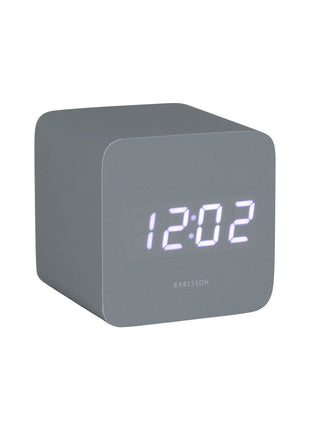 Alarm Clock Spry Square LED - grijs - Lifestyle - Fun & gadgets - Design