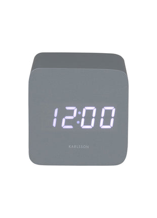 Alarm Clock Spry Square LED - grijs - Lifestyle - Fun & gadgets - Design