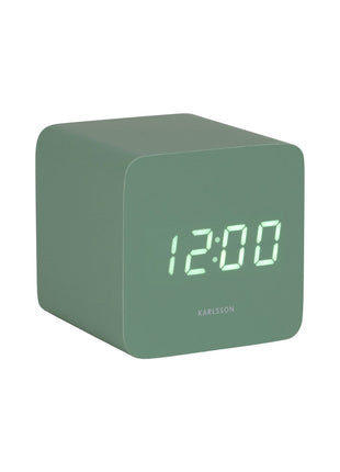 Alarm Clock Spry Square LED - groen - Lifestyle - Fun & gadgets - Design