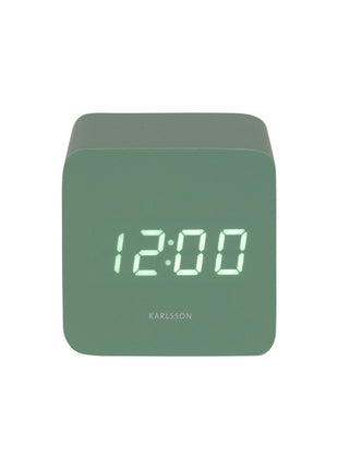 Alarm Clock Spry Square LED - groen - Lifestyle - Fun & gadgets - Design