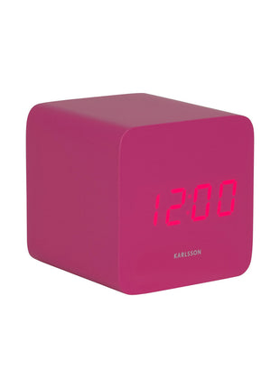 Alarm Clock Spry Square LED - pink - Clocks & Alarms