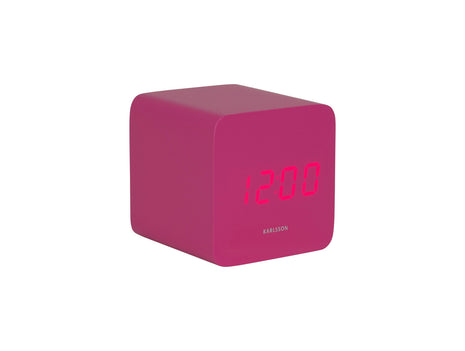 Alarm Clock Spry Square LED - pink - Clocks & Alarms