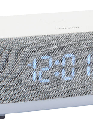 Alarm Clock Vogue (Bluetooth + Wireless Charger) - grijs - Lifestyle - Fun & gadgets - Design