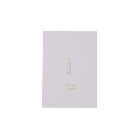 Ansichtkaart ’lang leve lieve jij’ - wit/goud - Lifestyle - Van papier - Wenskaarten