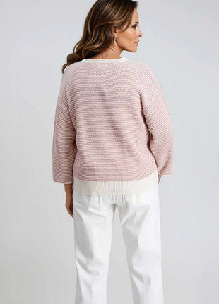 Trui - 842187 – Ecru rose by Signe Nature