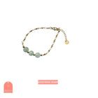 3 Beads Bracelet - 14K + Green - Juwelen & mooimakers - Armbanden
