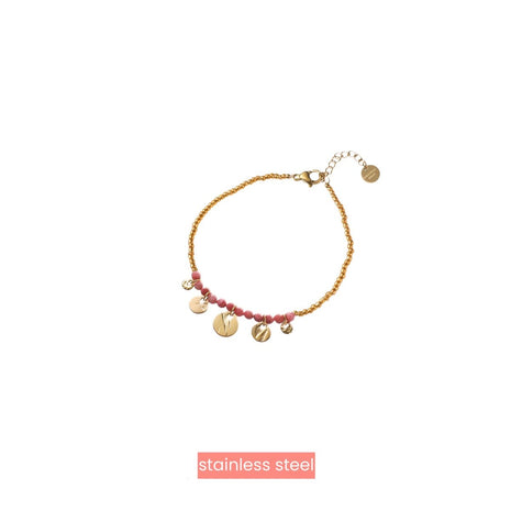 5 Petals Bracelet - 14K + Pink - Juwelen & mooimakers - Armbanden