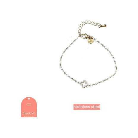 Pearly Clovers Bracelet - 14K - Juwelen & mooimakers - Armbanden