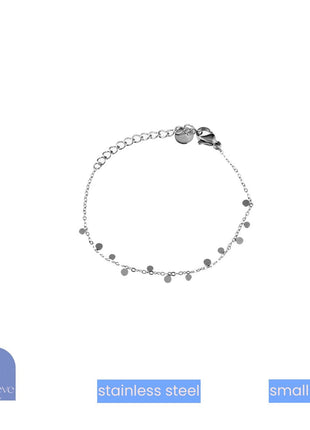 Armbandje - Small coins Bracelet - RH (13 + 4 cm) - silver - Modeaccessoires - Juwelen - Armbandjes