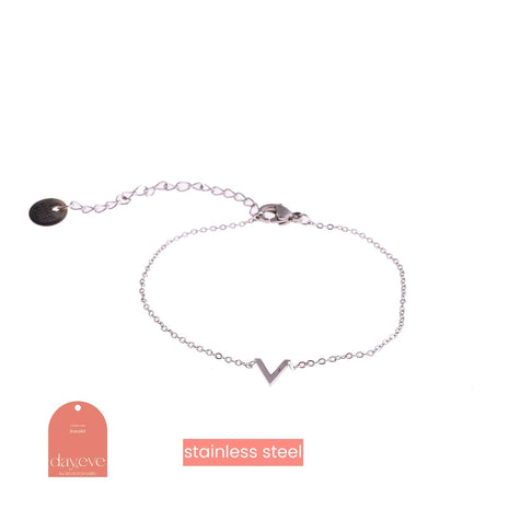 Armbandje - V Bracelet - RH - silver - Modeaccessoires - Juwelen - Armbandjes