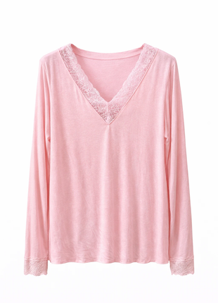Shirt met kant - Gera A603 (light pink) by Just Women